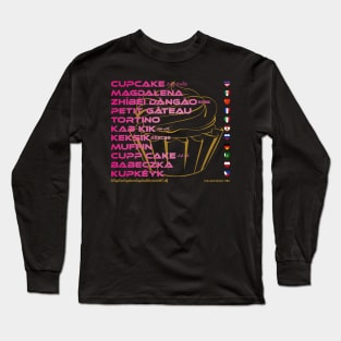 CUPCAKE: Say ¿Qué? Top Ten Spoken (Capital District NY) Long Sleeve T-Shirt